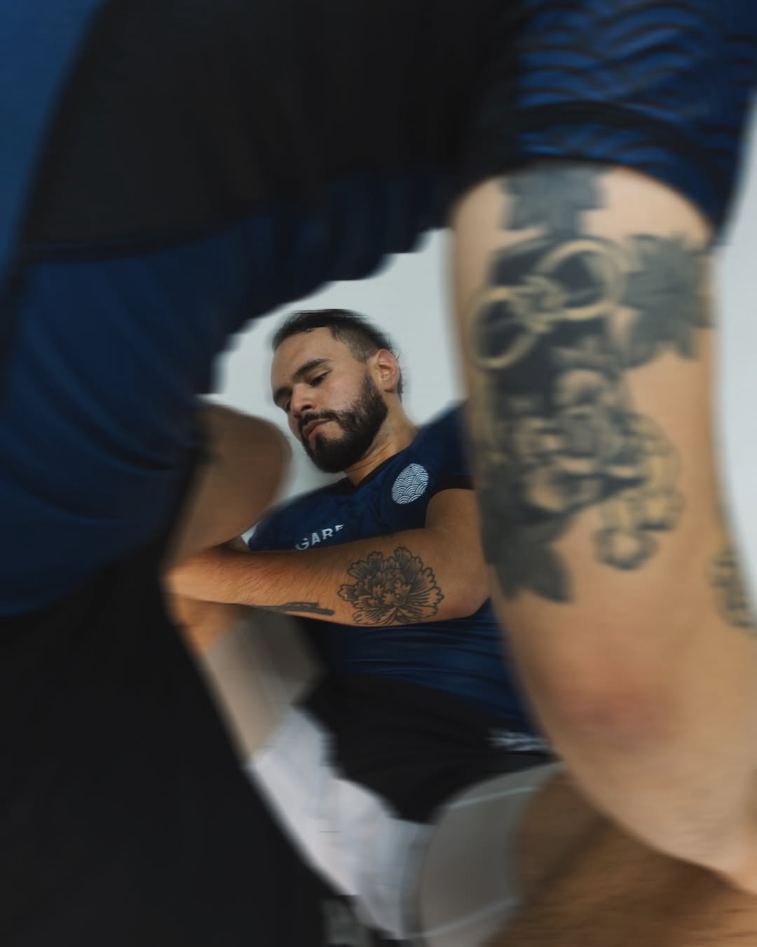 Renato aplicando leg lock